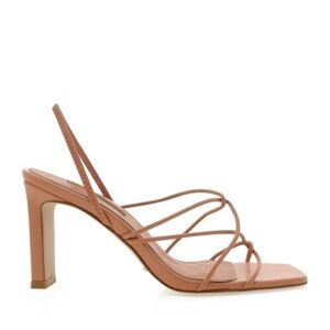 Billini Osara BISCOTTI strappy mid block heel size 10